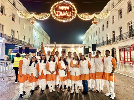 Pathak at the Diwali Lights Switch-On in Leamington